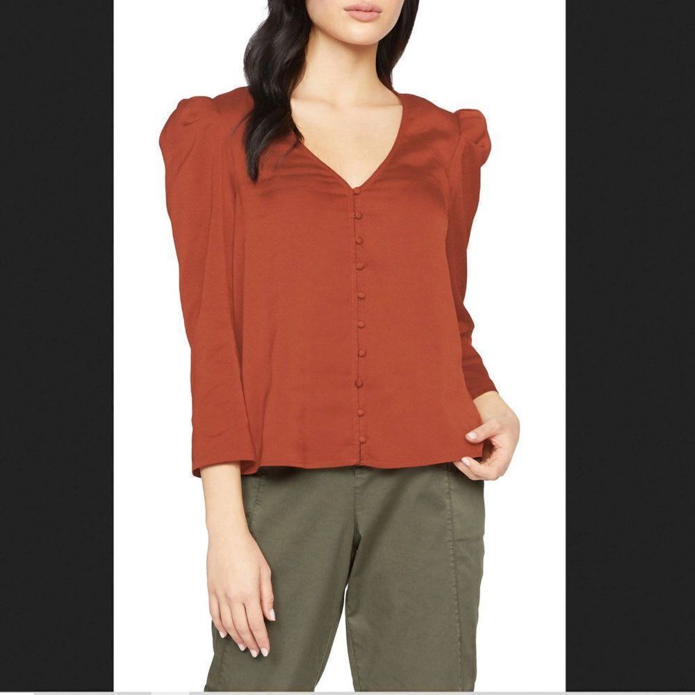 Sanctuary Brown Make a Statement Top Size XL